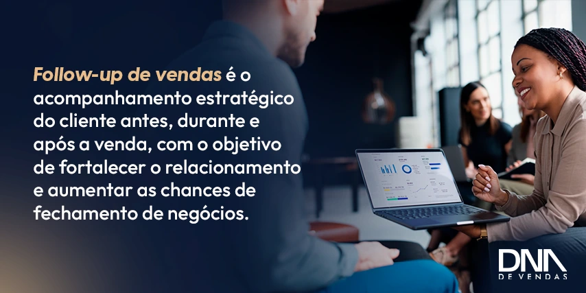 Definição de follow-up de vendas