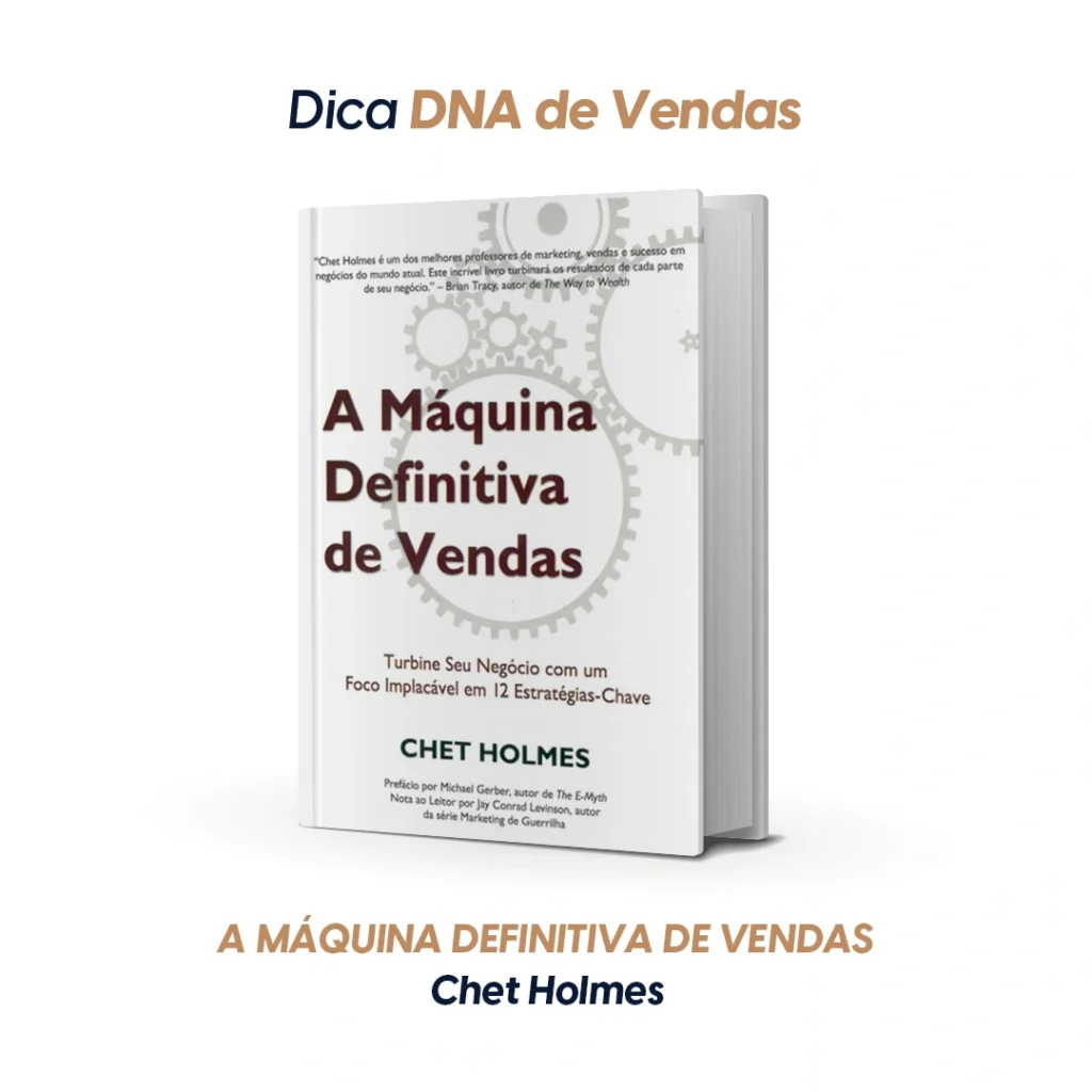 Capa do livro A Máquina Definitiva de Vendas — Chet Holmes