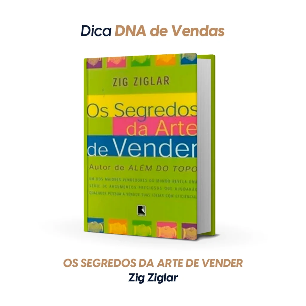 Capa do livro Os Segredos da Arte de Vender, de Zig Ziglar